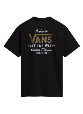 T-Shirt Vans Holder Schwarz für Herren.