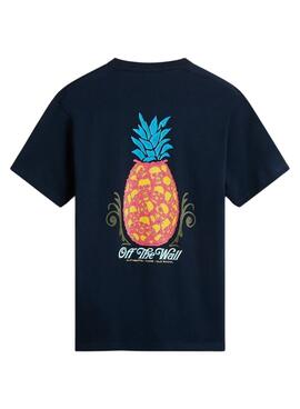 T-shirt Vans Ananas Blau für Herren