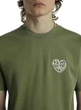 T-Shirt Vans No Players Grün für Herren