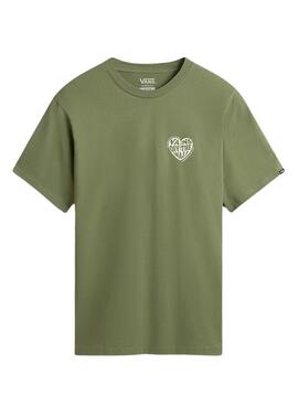 T-Shirt Vans No Players Grün für Herren