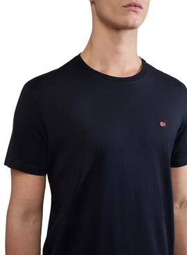 T-Shirt Napapijri Salis Schwarz für Herren