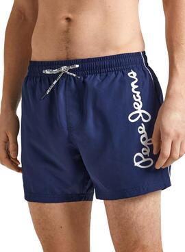 Badehose Pepe Jeans Logo Marine für Herren