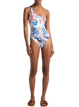 Badeanzug Pepe Jeans Leaf Asymmetrisch für Damen