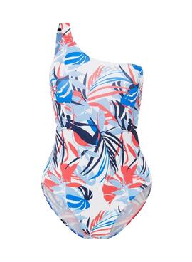 Badeanzug Pepe Jeans Leaf Asymmetrisch für Damen