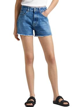 Kurze Hose Pepe Jeans Denim A Line für Damen