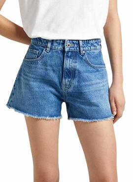 Kurze Hose Pepe Jeans Denim A Line für Damen