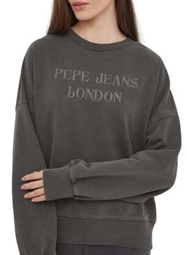 Sweatshirt Pepe Jeans Kelly Schwarz für Damen