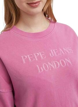 Sweatshirt Pepe Jeans Kelly Rosa für Damen