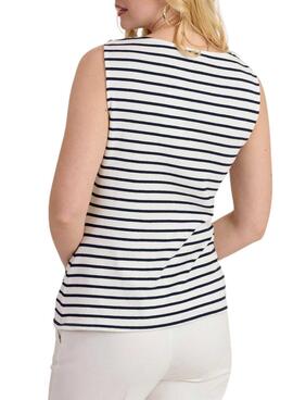 T-Shirt Naf Naf Wally Marine für Frauen.