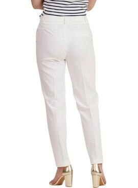 Hose Naf Naf Chinohose Weiß für Damen