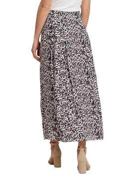Rock Naf Naf Print Schwarz für Damen