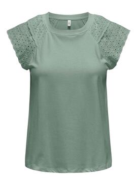 T-shirt Only Xiana Grün für Damen.