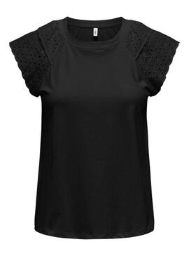 T-Shirt Only Xiana Schwarz für Damen