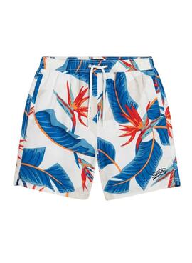 Badehose Superdry Hawaiian Blau und Weiß für Herren