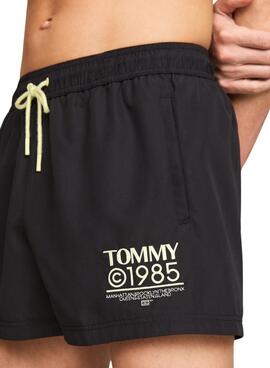 Badehose Tommy Jeans Slim Drawstring Blau für Herren