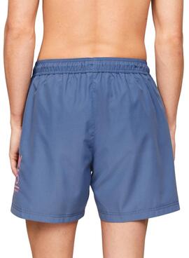 Badehose Tommy Jeans Slim Drawstring Blau für Herren