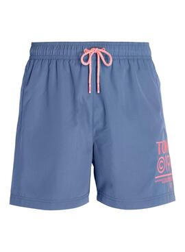 Badehose Tommy Jeans Slim Drawstring Blau für Herren