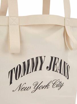 Handtasche Tommy Jeans Hot Summer Tote Beige für Damen
