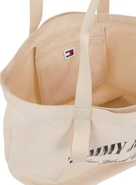 Handtasche Tommy Jeans Hot Summer Tote Beige für Damen