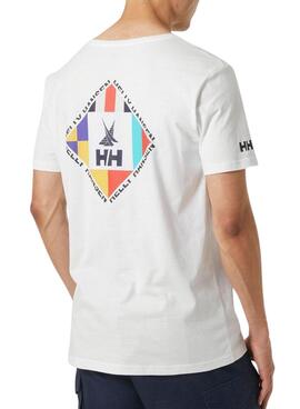 T-Shirt Helly Hansen Shoreline Weiß für Herren.