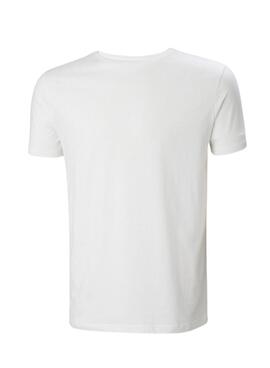 T-Shirt Helly Hansen Shoreline Weiß für Herren.