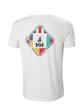 T-Shirt Helly Hansen Shoreline Weiß für Herren.