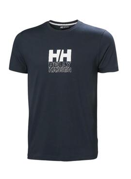 T-Shirt Helly Hansen Core Navy für Herren