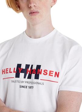 T-Shirt Helly Hansen Core Weiß für Herren