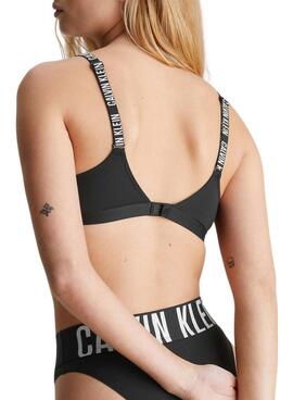 Bralette Calvin Klein Gefüttert Schwarz für Damen.