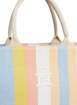 Handtasche Tommy Hilfiger Beach Tote Streifen Multicolor für Damen