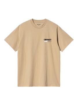 T-Shirt Carhartt Contact Sheet in Braun für Männer