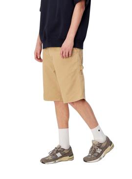 Bermudas Carhartt Single Knee in Tan für Herren