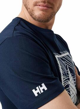 T-Shirt Helly Hansen Shoreline Marine für Herren
