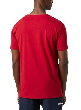T-Shirt Helly Hansen Shoreline Rot für Herren.