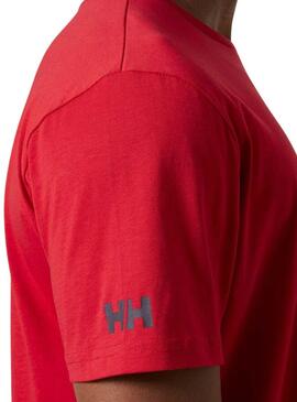 T-Shirt Helly Hansen Shoreline Rot für Herren.