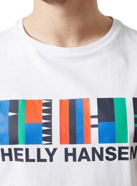T-Shirt Helly Hansen Shoreline Weiß für Herren