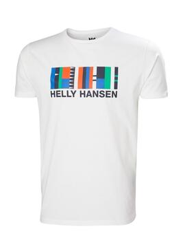 T-Shirt Helly Hansen Shoreline Weiß für Herren