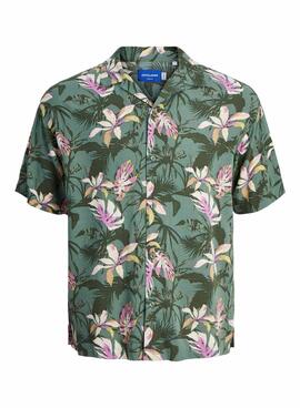Hemd Jack and Jones Luke Grün für Herren