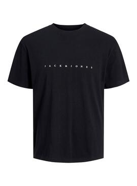 T-Shirt Jack and Jones Essential Schwarz für Herren