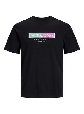 T-Shirt Jack and Jones Lafayette Schwarz für Herren