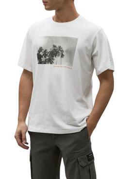 T-shirt Ecoalf Samoa Weiß für Männer