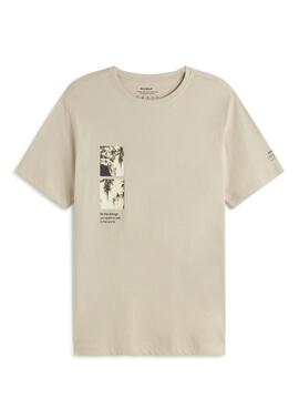 T-Shirt Ecoalf Palmialf Beige für Männer