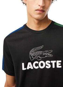 T-Shirt Lacoste Tennis Colorblock Dunkelblau für Herren