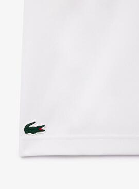 Tennis-Lacoste T-Shirt Colorblock Weiß für Herren
