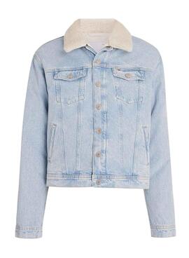 Tommy Jeans Mom Clasics Denim-Jacke für Damen.