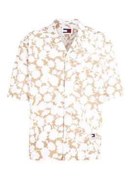 Bluse Tommy Jeans Relaxed Floral Aop Beige für Herren.