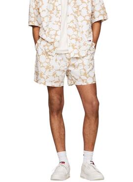 Bermuda Tommy Jeans Aop Flower Beach Beige für Herren
