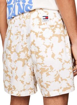 Bermuda Tommy Jeans Aop Flower Beach Beige für Herren