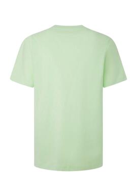 T-Shirt Pepe Jeans Clag Grün für Herren