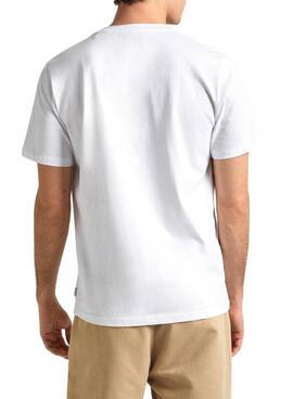 T-Shirt Pepe Jeans Cooper Weiß für Herren